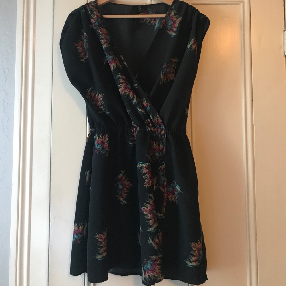 Multi color short dress
